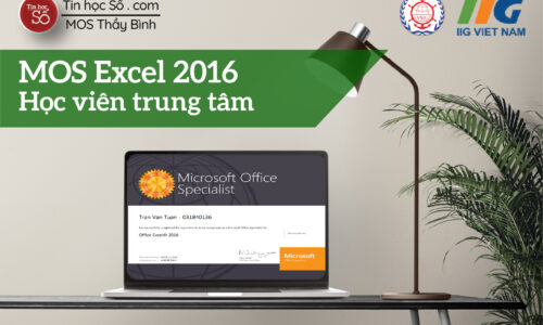 MOS Excel 2016 – Học viên trung tâm