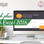 Chinh phục MOS Excel 2016 Online